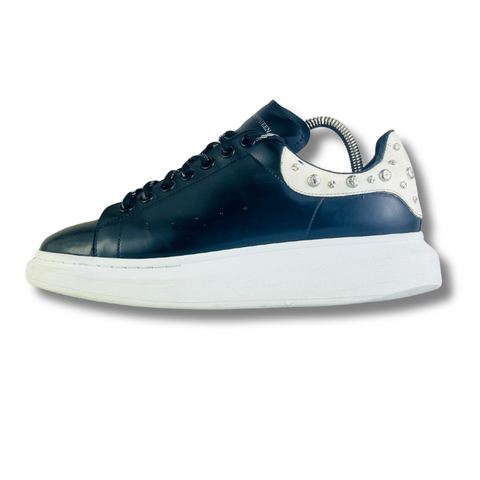 ALAXANDER MCQUEEN BLACK LEATHER
