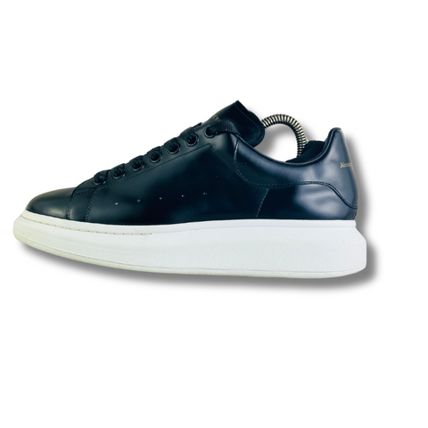 ALAXANDER MCQUEEN BLACK LEATHER