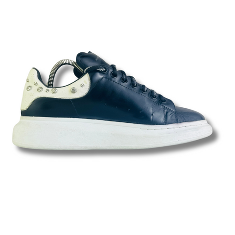 ALAXANDER MCQUEEN BLACK LEATHER