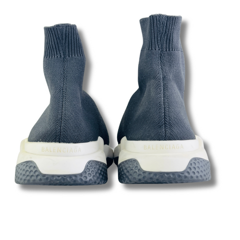 BALENCIAGA NAVY BLUE KNIT FABRIC