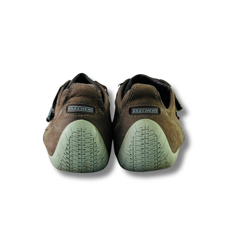 SKETCHERS BROWN LEATHER